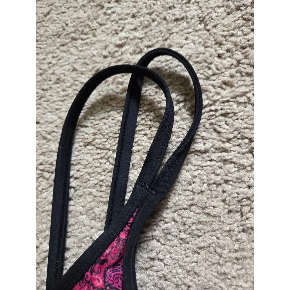Miraclesuit Magenta Pink Paisley Tummy Control One-Piece Swimsuit Women's Size 8